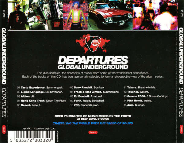 Various - Global Underground: Departures CD Import