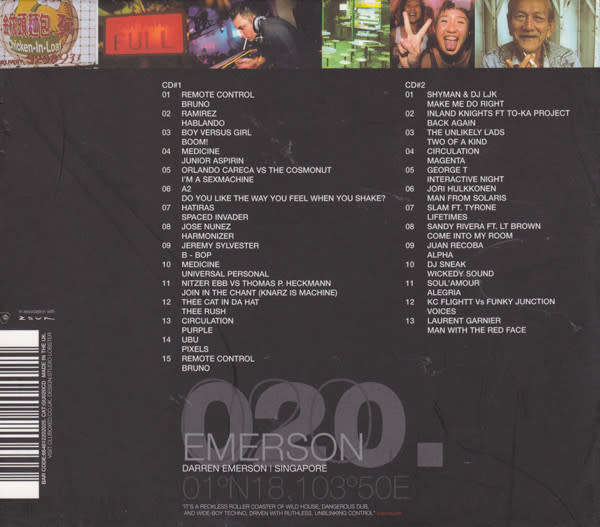 Darren Emerson - Global Underground 020: Singapore Double CD Import