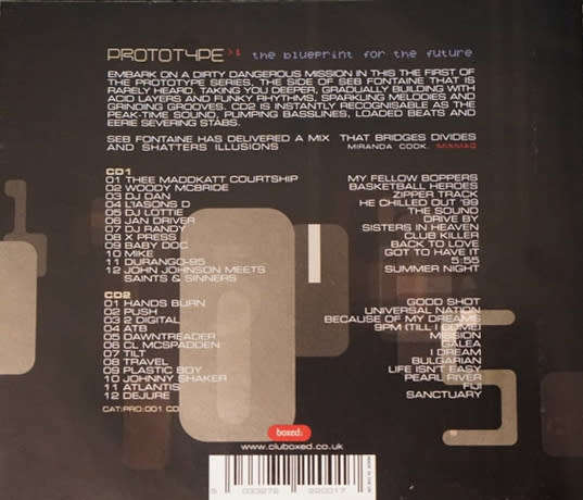 Seb Fontaine - Global Underground Prototype > 1  Double CD Import