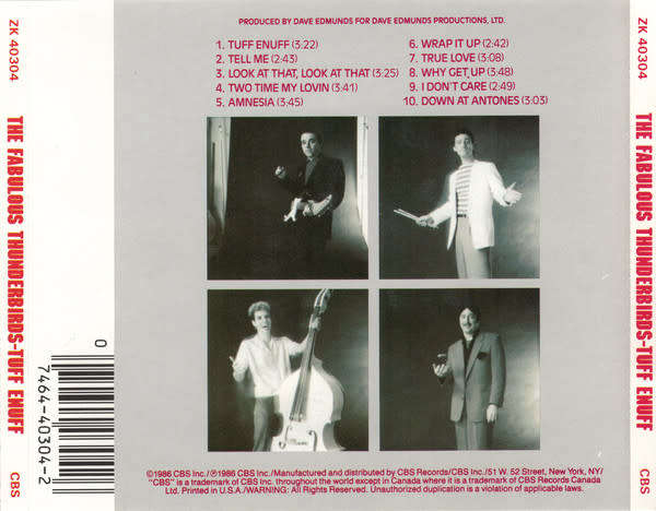 Fabulous Thunderbirds - Tuff Enuff CD Import