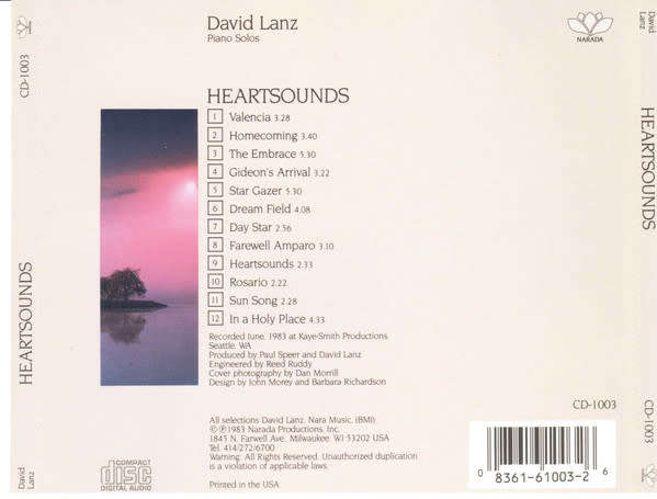 David Lanz - Heartsounds CD Import