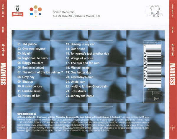 Madness - Divine Madness CD Import