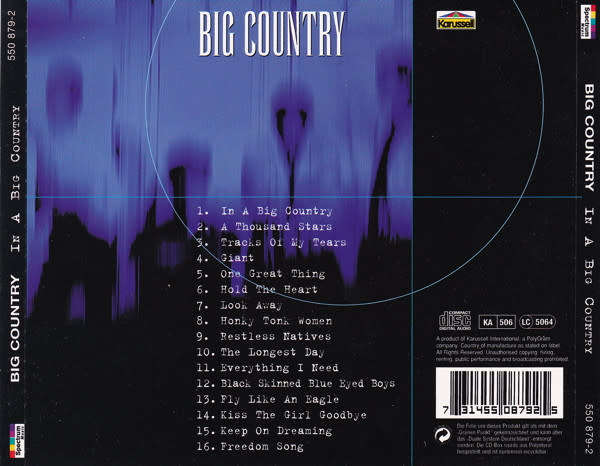 Big Country - In a Big Country CD Import (Import)