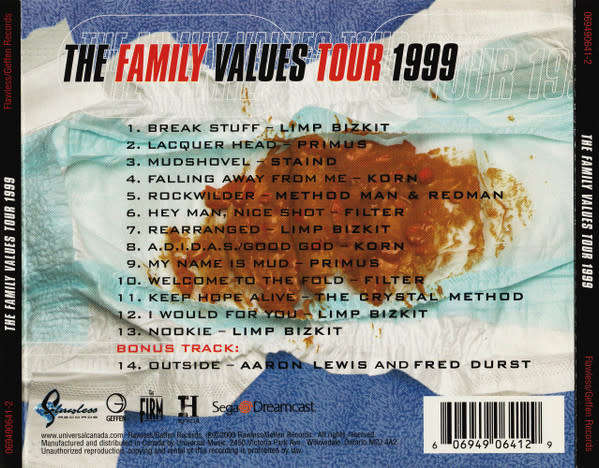 Various - Family Values Tour 1999 CD Import