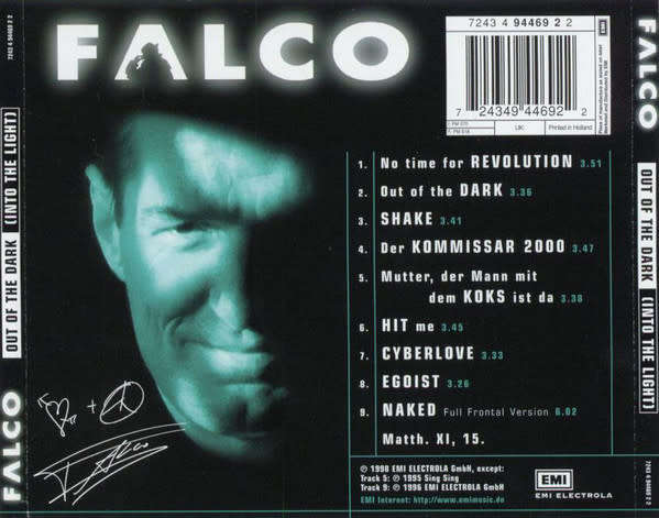 Falco - Out of the Dark (Into the Light) CD Import