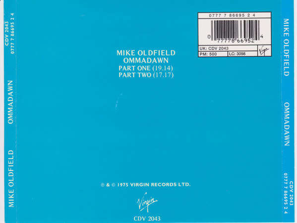 Mike Oldfield - Ommadawn CD Import