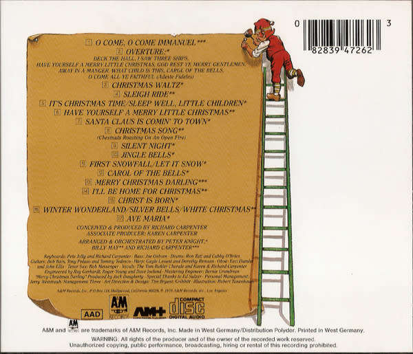 Carpenters - Christmas Portrait CD Import