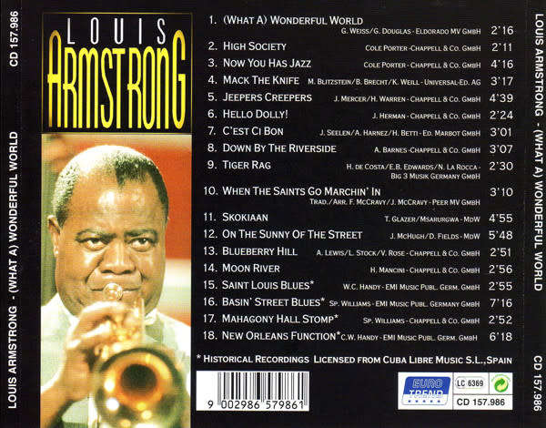 Louis Armstrong - (What a) Wonderful World CD Import