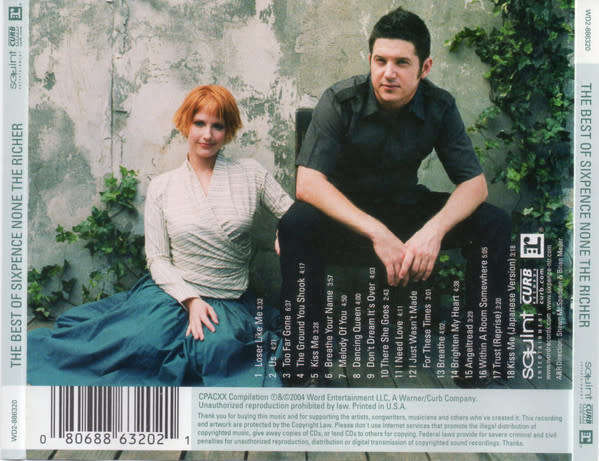 Sixpence None the Richer - Best of CD Import