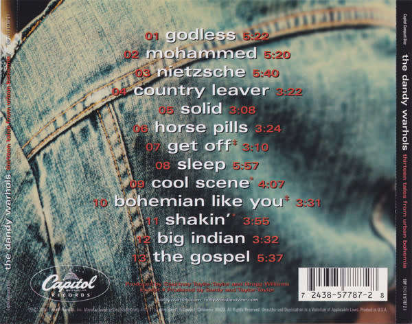 Dandy Warhols - Thirteen Tales From Urban Bohemia CD Import