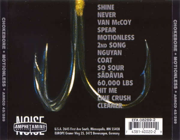 Chokebore - Motionless CD Import