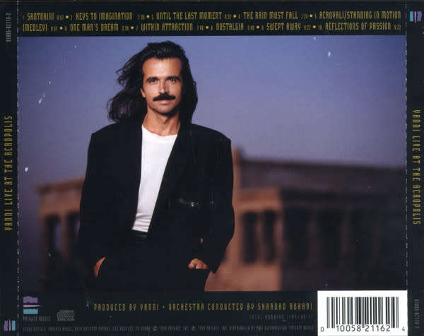 Yanni - Live At the Acropolis CD Import