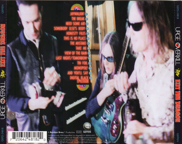 Urge Overkill - Exit the Dragon CD Import