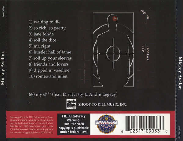 Mickey Avalon - Mickey Avalon CD Import