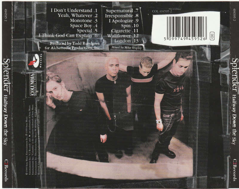 Splender - Halfway Down the Sky CD Import