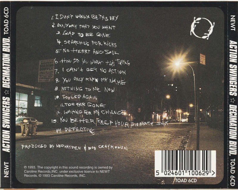 Action Swingers - Decimation Blvd. CD Import