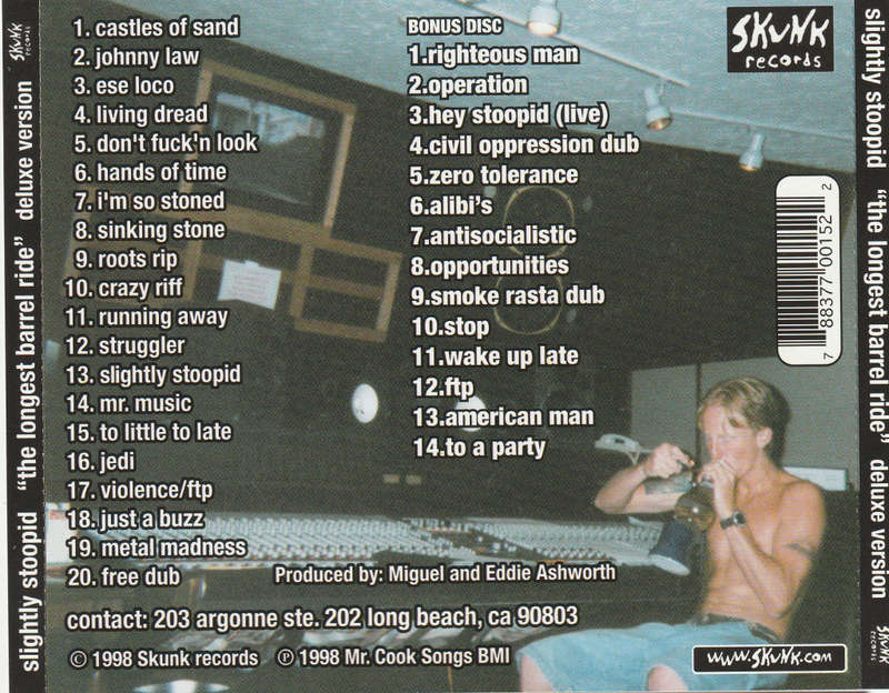 Slightly Stoopid - Longest Barrel Ride Double CD Import