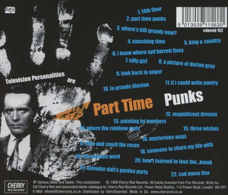 Television Personalities  Part Time Punks - Very Best of CD Import