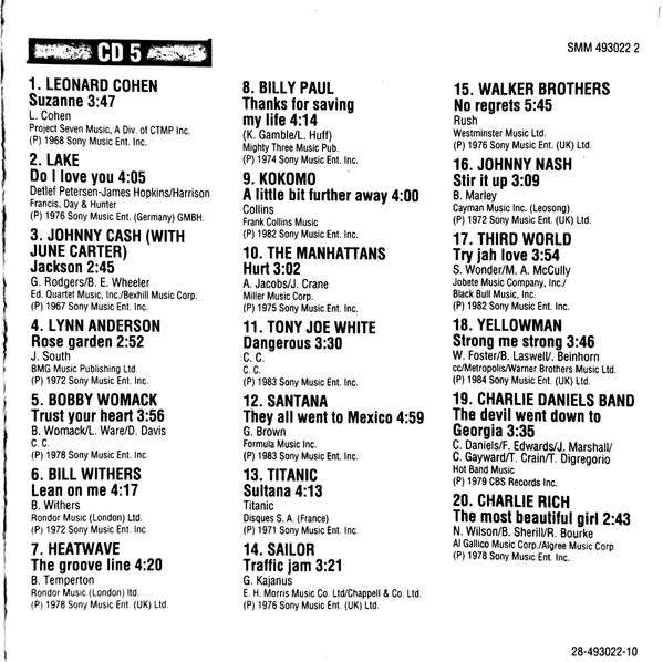 Various - 100 POPHITS 5x CD Set Import