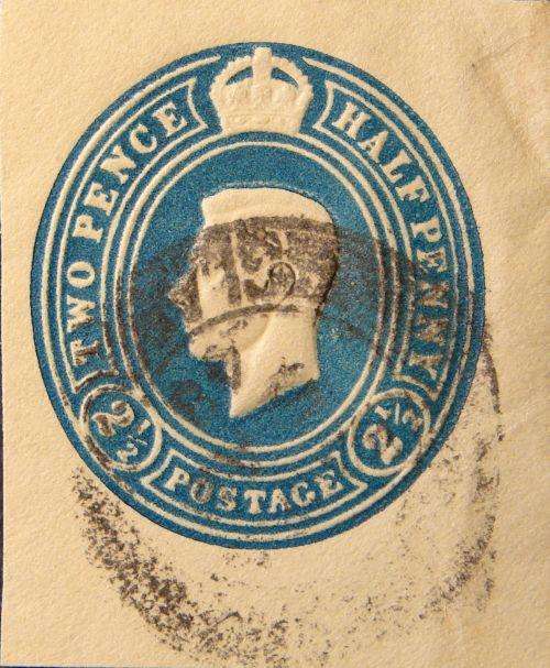 King George VI imprint stamp - superb embossing