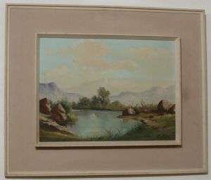 ORIGINAL OIL ON BOARD - SIGNED