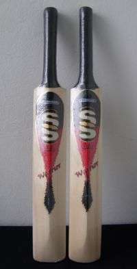 TWO LANCE KLUSENER MINI CRICKET BATS