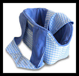 Dog Gingham Carry Bag