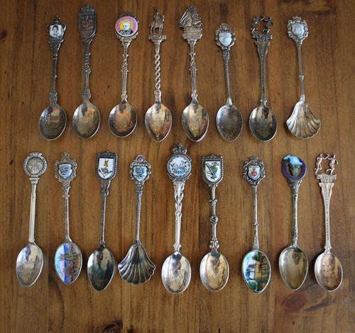 17 ESPN COLLECTORS SOUVENIR SPOONS
