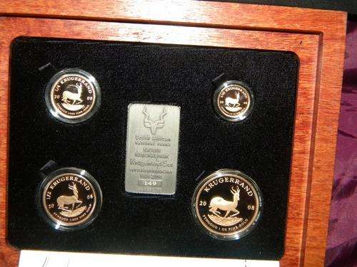 KRUGER NATIONAL PARK 110 YEAR 1898-2008 ANNIVERSARY PRESTIGE SET. (MINTAGE  0NLY 400) RARE.