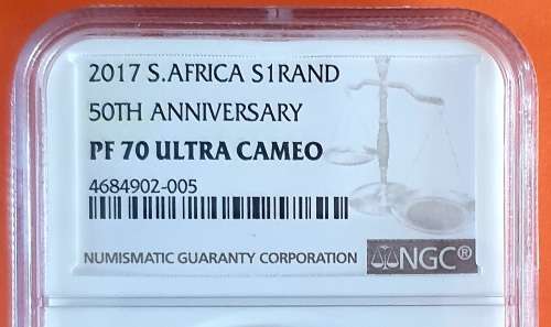 2017 Silver Krugerrand NGC PF70 ULTRA CAMEO - Perfect 50th Anniversary