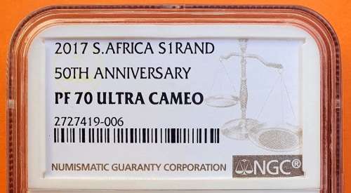 2017 Silver Krugerrand NGC PF70 ULTRA CAMEO - Perfect 50th Anniversary