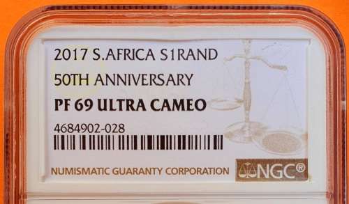 2017 Silver Krugerrand NGC PF69 ULTRA CAMEO - 50th Anniversary