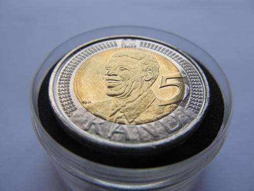 Mandela Birthday R5 coin (RARE MINT CONDITION)***must have***