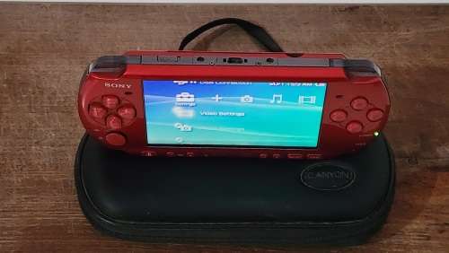 Sony PSP Playstation Portable 2000 Slim DEEP RED