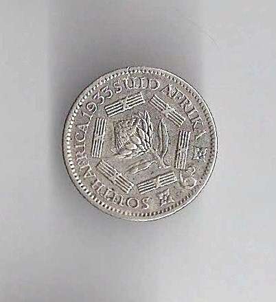 1933 6PENCE UNION OF SOUTH AFRICA - cRAZY R1 START