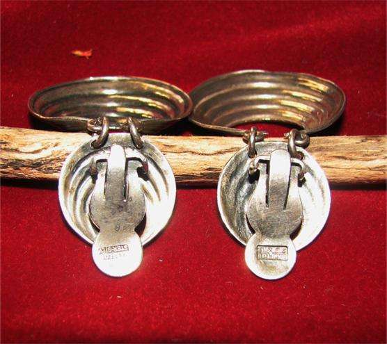 **RARE** VINTAGE STERLING SILVER - MARILOU EARINGS - CrAZy R1 Start!!