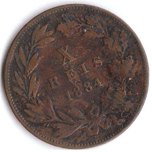 ***1884 PORTUGAL X REIS***