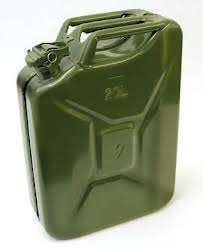 Green Steel Jerry Can