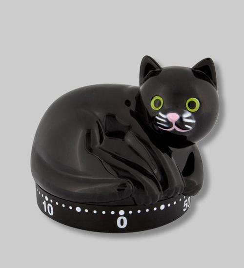 Cat Timer Black
