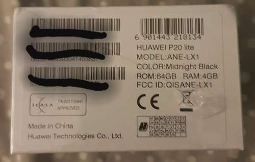 Huawei P20 Lite (Black - 64GB)