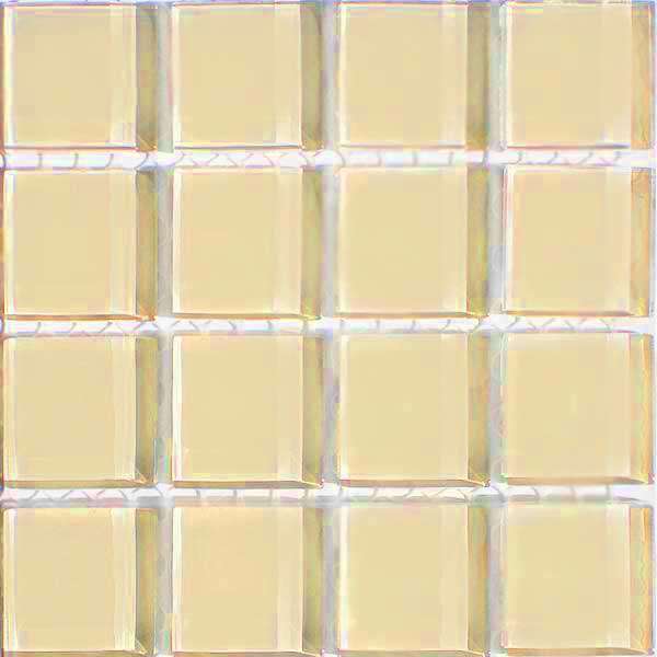 Crystal Glass Mosaic Tiles 23mm x 23mm - GOLD