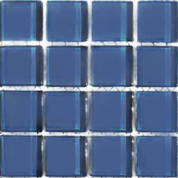 Crystal Glass Mosaic Tiles 23mm x 23mm - WINTER LAKE