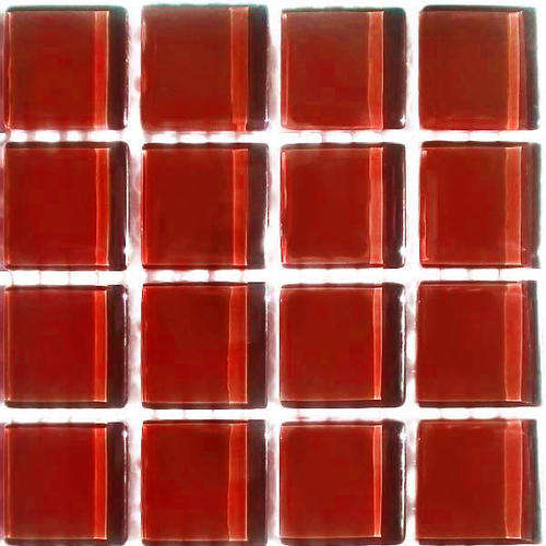 ON SALE!!! Crystal Glass Mosaic Tiles 23mm x 23mm - PLUM