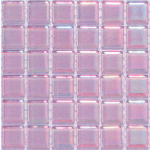 Reflective Crystal Glass Mosaic Tiles 15 x 15 - PEARL LAVENDER