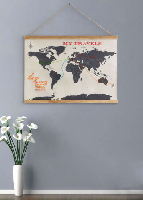 Stitch World Map