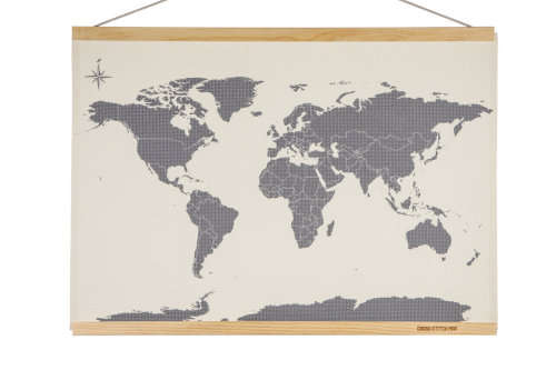 Stitch World Map