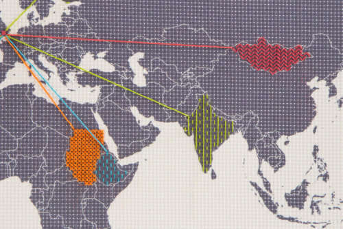 Stitch World Map