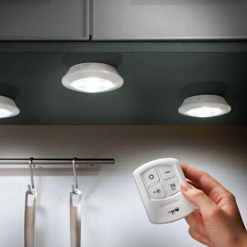 3 LED LIGHTS WITH REMOTE CONTROL