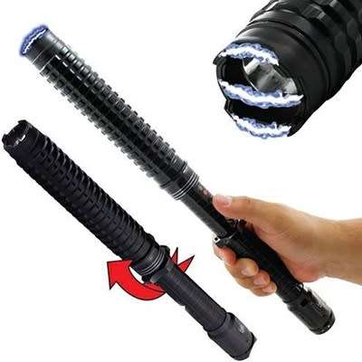 Telescopic Baton Tazer Flashlight