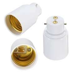 Clip Socket Lamp Holder E27 to B22